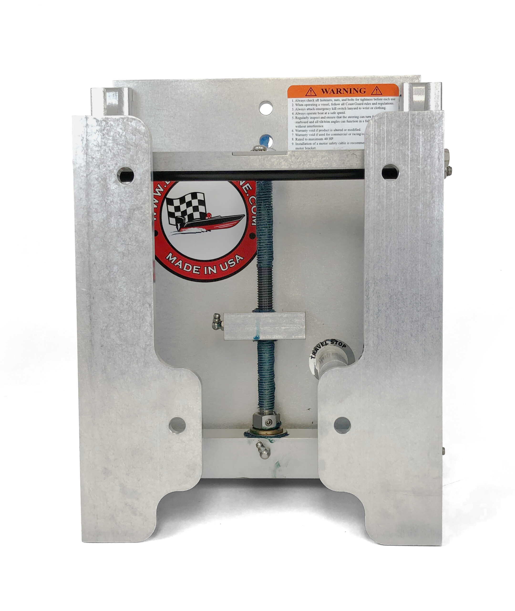 Mini Versa Series Jack Plate (50HP Max) CLAMP ON NARROW : 6″ - Image 3