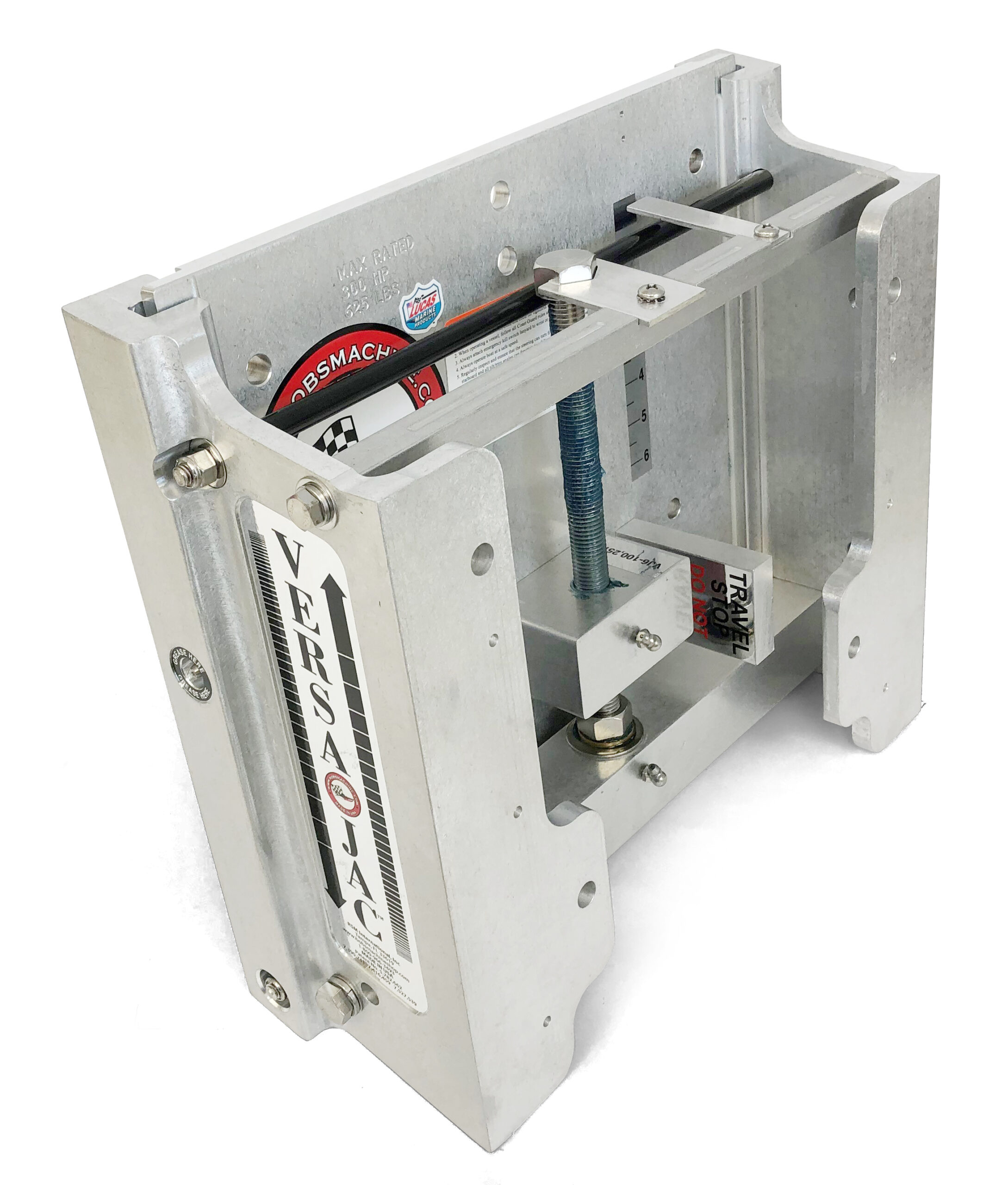 6″ heavy duty Setback Versa Series Jack Plate (300 hp max)